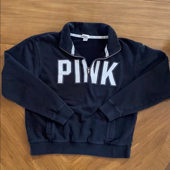 PINK VICTORIA’S SECRET QUARTER ZIP PULLOVER - Picture 4 of 15
